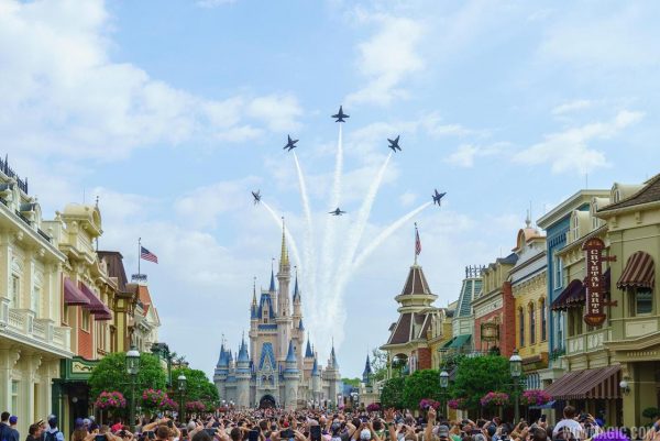 U.S. Navy Blue Angels Are Set to Perform a Fly Over EPCOT in Early May