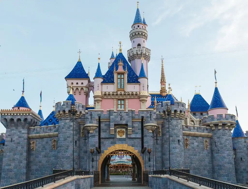 Sleeping Beauty Castle is uncovered in Disneyland