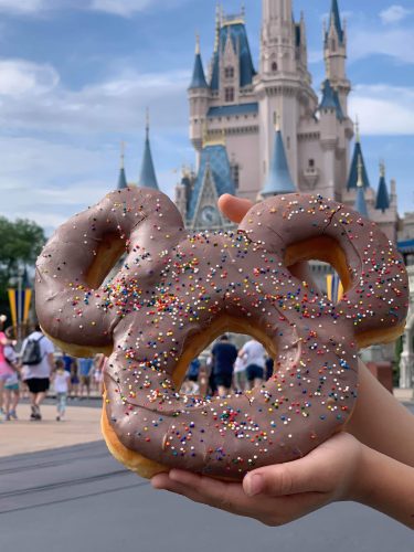 New Mickey Celebration Donut at Magic Kingdom 