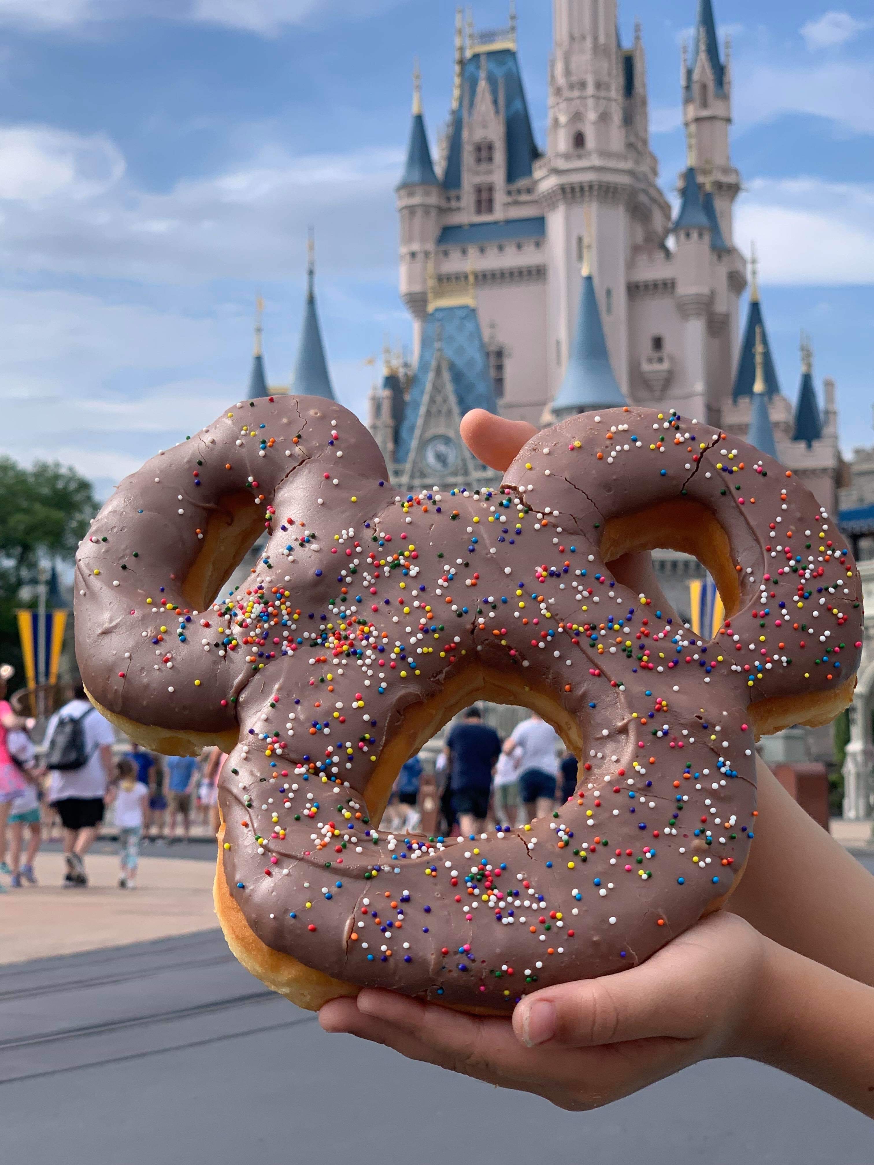 New Mickey Celebration Donut at Magic Kingdom Chip and Company