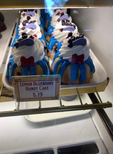 Donald Duck's Lemon Blueberry Bundt Cake available now at Disneyland Park