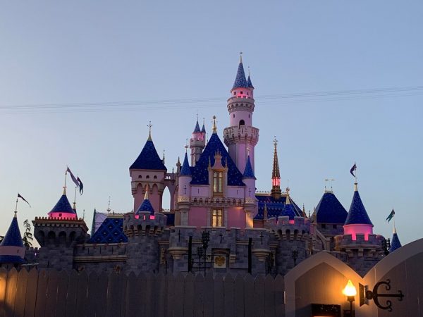 Sleeping Beauty Castle is uncovered in Disneyland