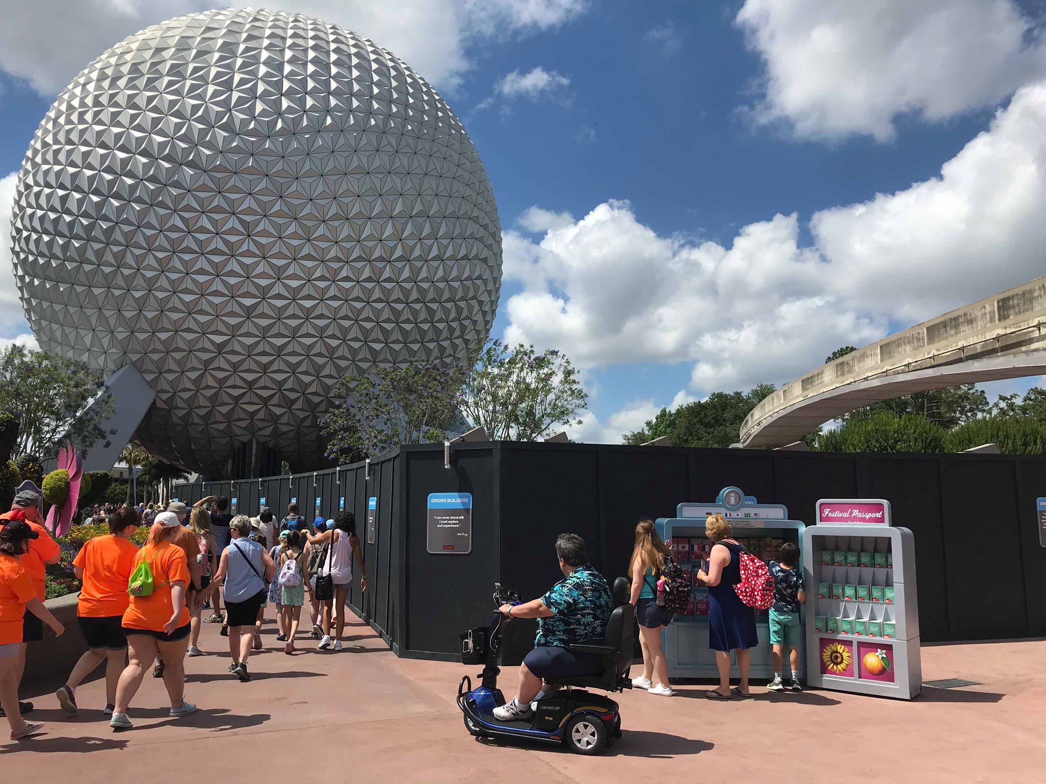 Leave A Legacy Removal Begins At Epcot