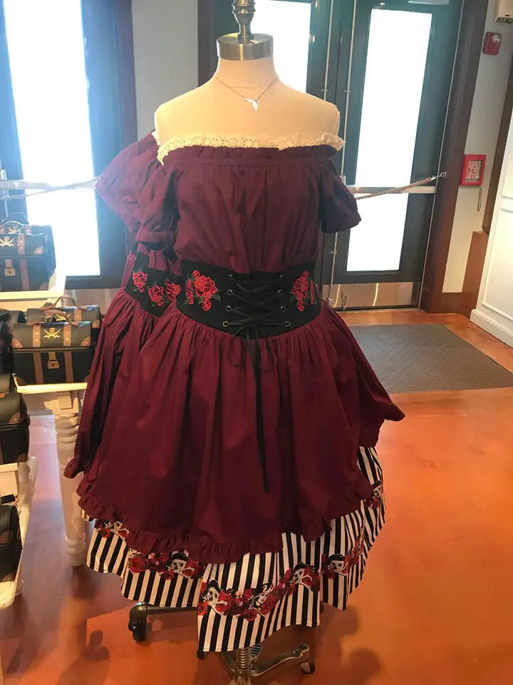 Pirate Redd Dress And Treasure Chest Purse From The Disney Dress Shop