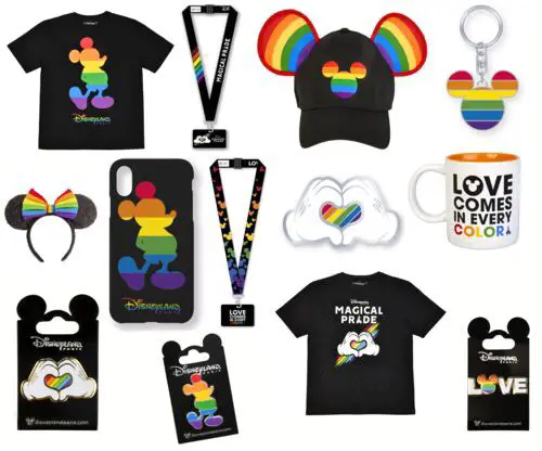 ‘Love Comes In Every Colour’ Merchandise at Disneyland Paris