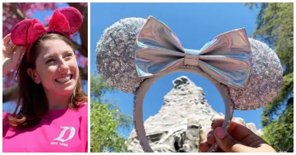 2 New Glittery Minnie Ears And A Spirit Jersey Sparkling In For Summer