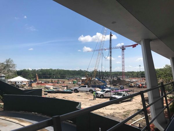 Tron Coaster Support Beams Now Visible in Magic Kingdom