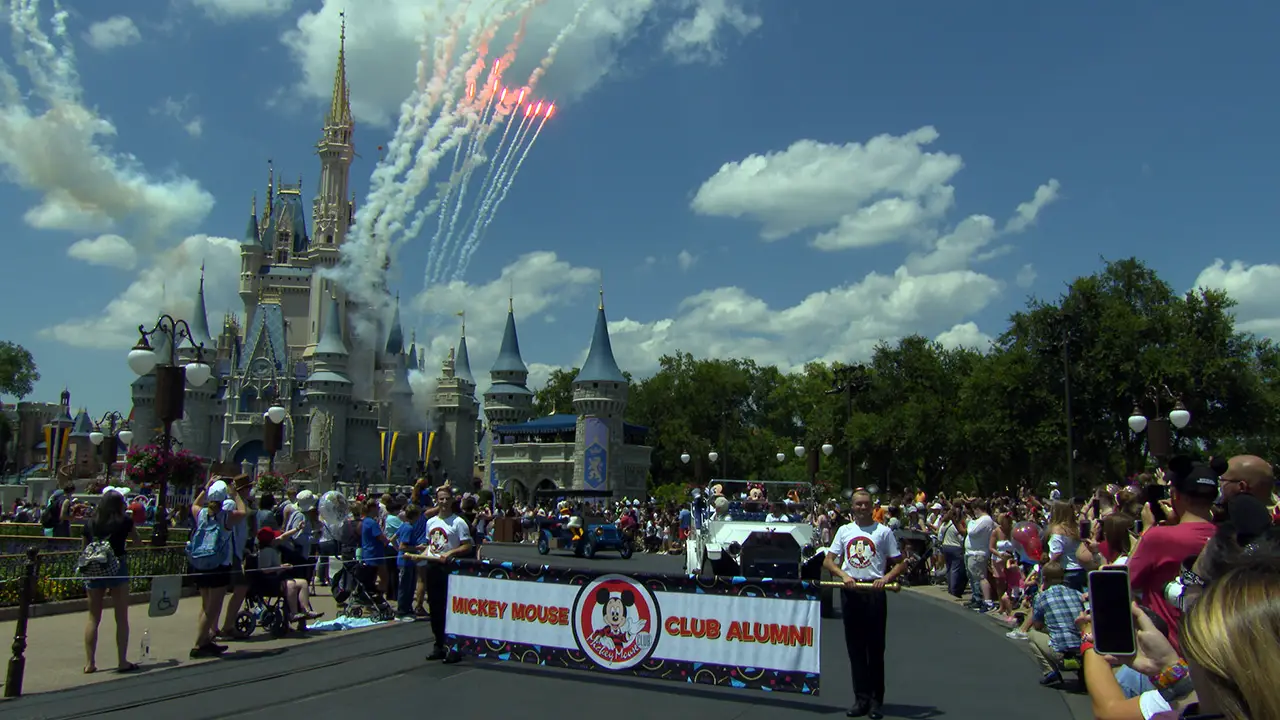 Mouseketeer Reunion Pre-Parade At Magic Kingdom