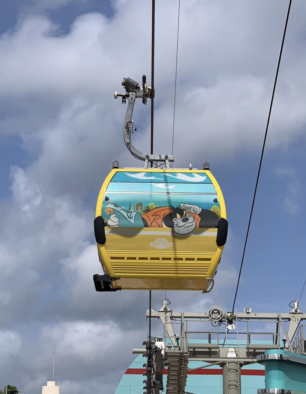 Disney's Skyliner Gondola's Have Been Uncovered at Disney's Hollywood Studios