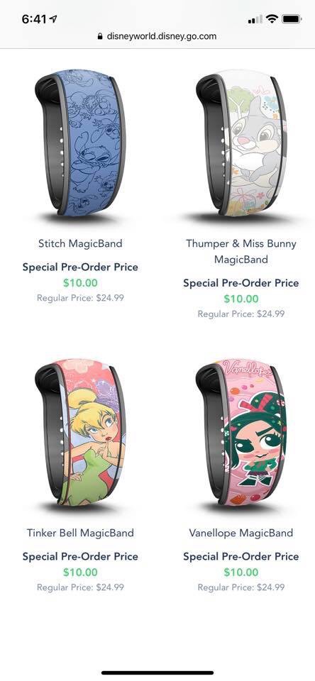 Upgradable Magic Bands for Disney Resort and AP Holders Now Available
