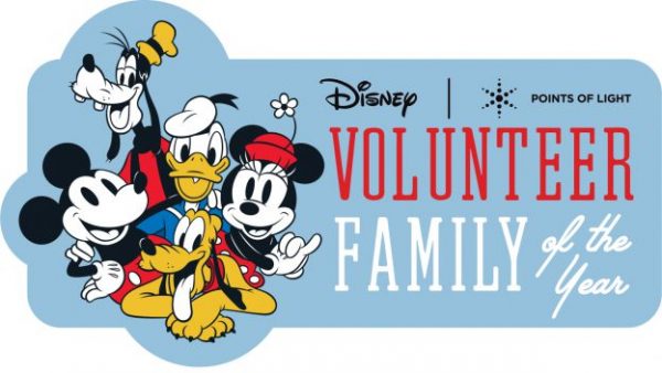 Disney and Points of Light Volunteer Family of the Year!