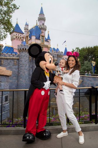 Eva Longoria Celebrates her sons First Birthday at Disneyland
