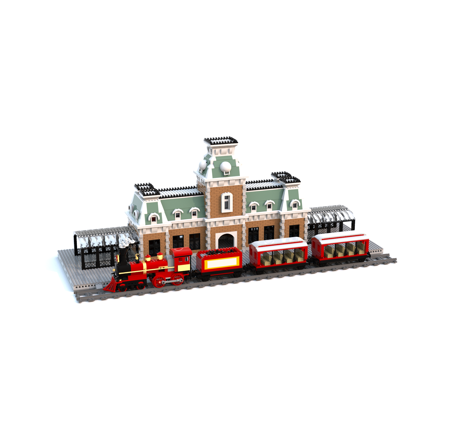 Main Street U.S.A. Train Station LEGO
