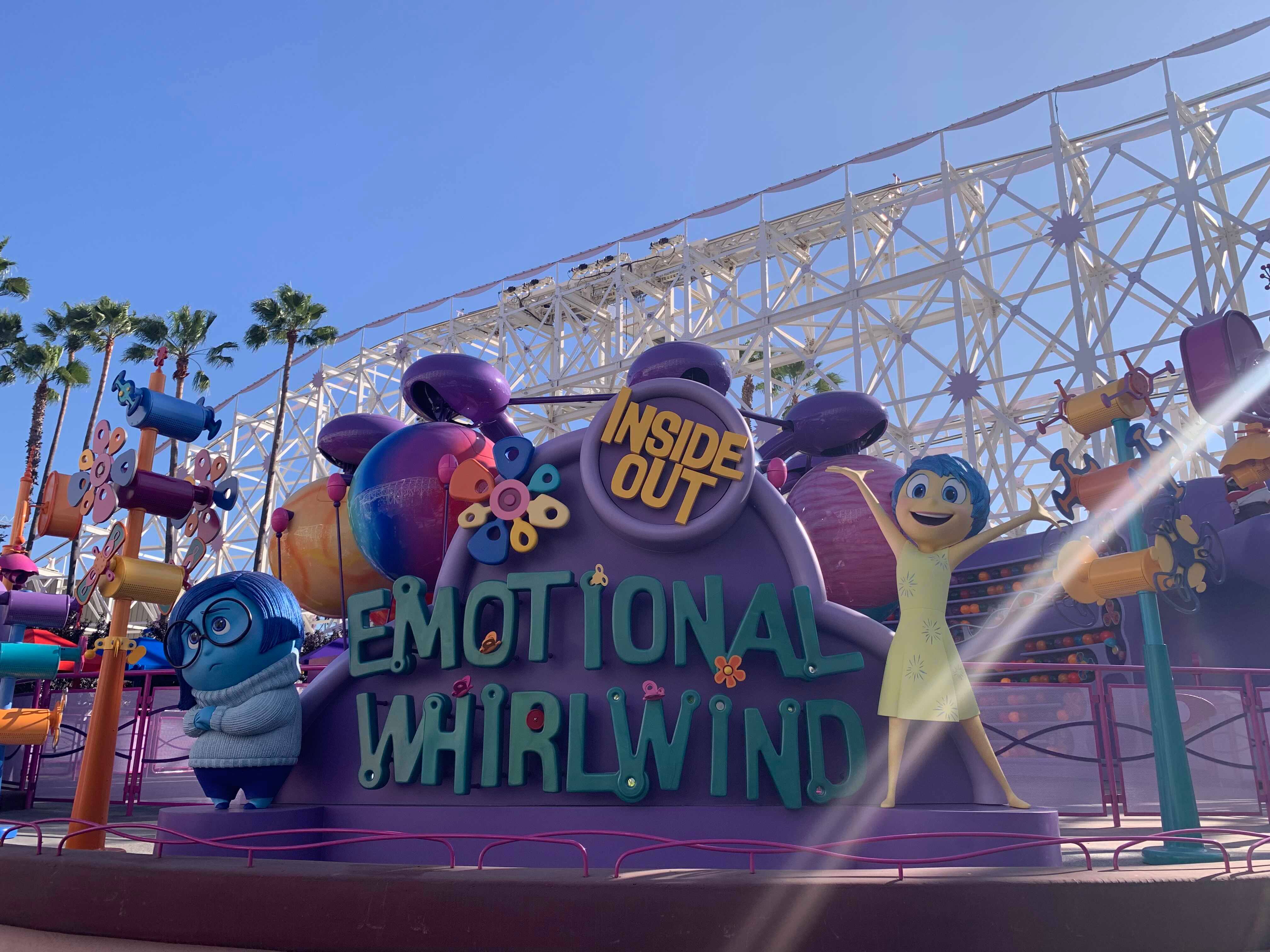 Inside Out Emotional Whirlwind Attraction Opens at Disneyland!