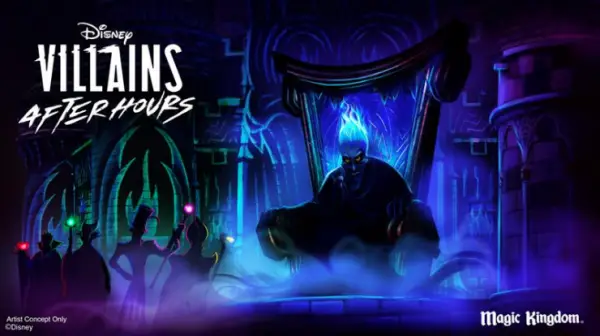 Disney Villains After Hours Schedule and Attractions