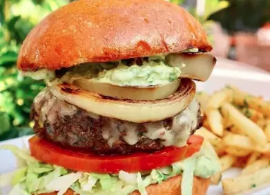 Spice up your Summer at Uva Bar & Cafe with the Carne Asada Burger of the Month