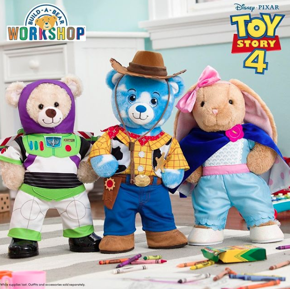 Toy Story 4 Bear And Accessories Come To Build-A-Bear Workshop