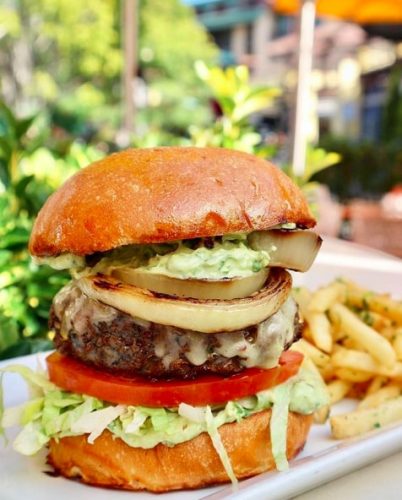 Spice up your Summer at Uva Bar & Cafe with the Carne Asada Burger of the Month