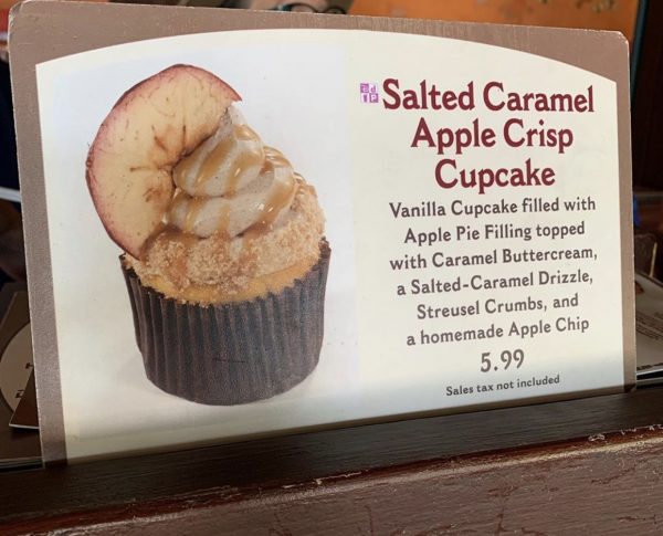 Salted Caramel Apple Crisp Cupcake At Animal Kingdom