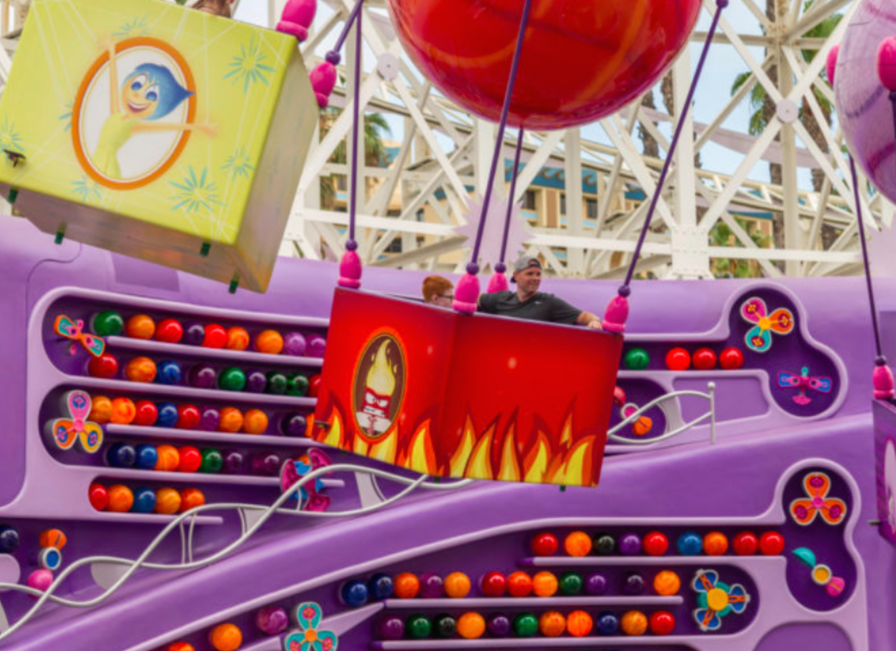 Located along a corridor once labeled mickey avenue, . Pixar Pier Celebrates Imagination at Disney California Adventure Park