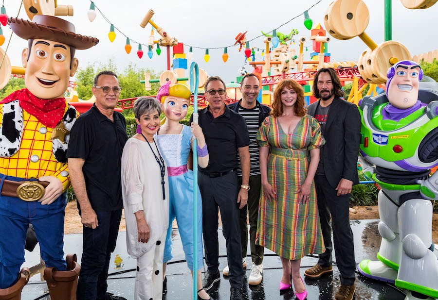 Creators and Stars of Toy Story 4 Visit WDW