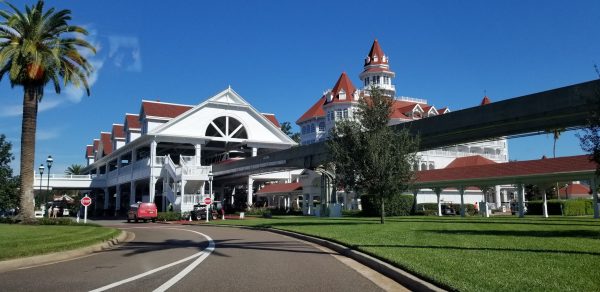 Walkway between Disney's Grand Floridian and the Magic Kingdom in the works