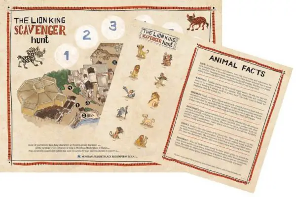 New Lion King Scavenger Hunt and Merchandise at Disney's Animal Kingdom