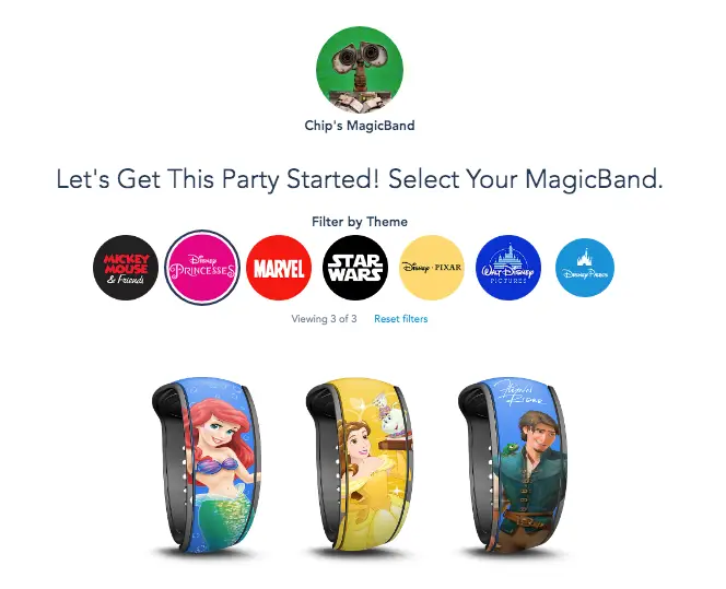 Walt Disney World Themed MagicBands Back in Stock