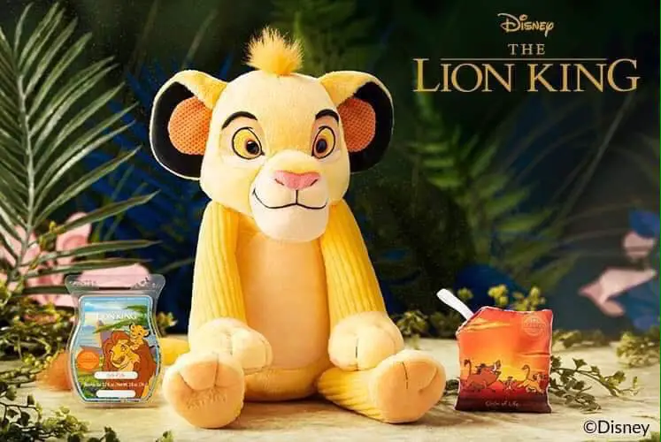 SCENTSY DISNEY LION KING BUDDY WITH CIRCLE OF LIFE SCENT PAK. 