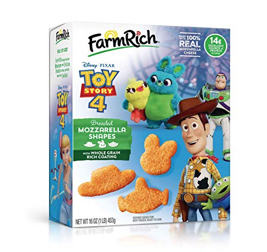 Toy Story Mozzarella Shapes From Farm Rich Make Meal Time Fun