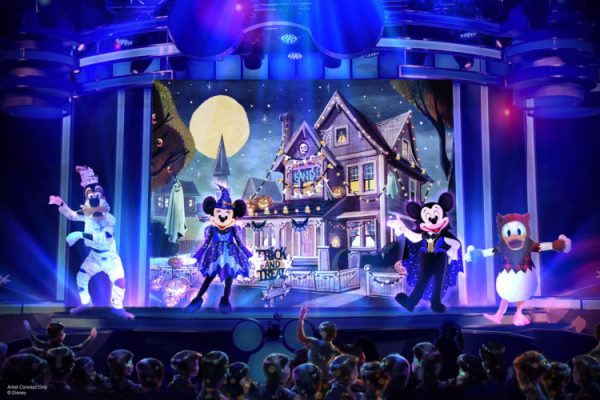 “Mickey’s Trick and Treat” Show during Oogie Boogie Bash at Disney California Adventure Park