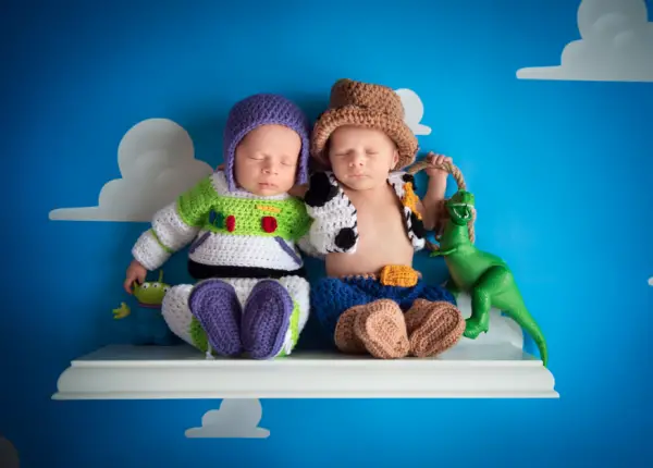 This Toy Story Twin Photo Shoot is to Infinity and Beyond Adorableness!