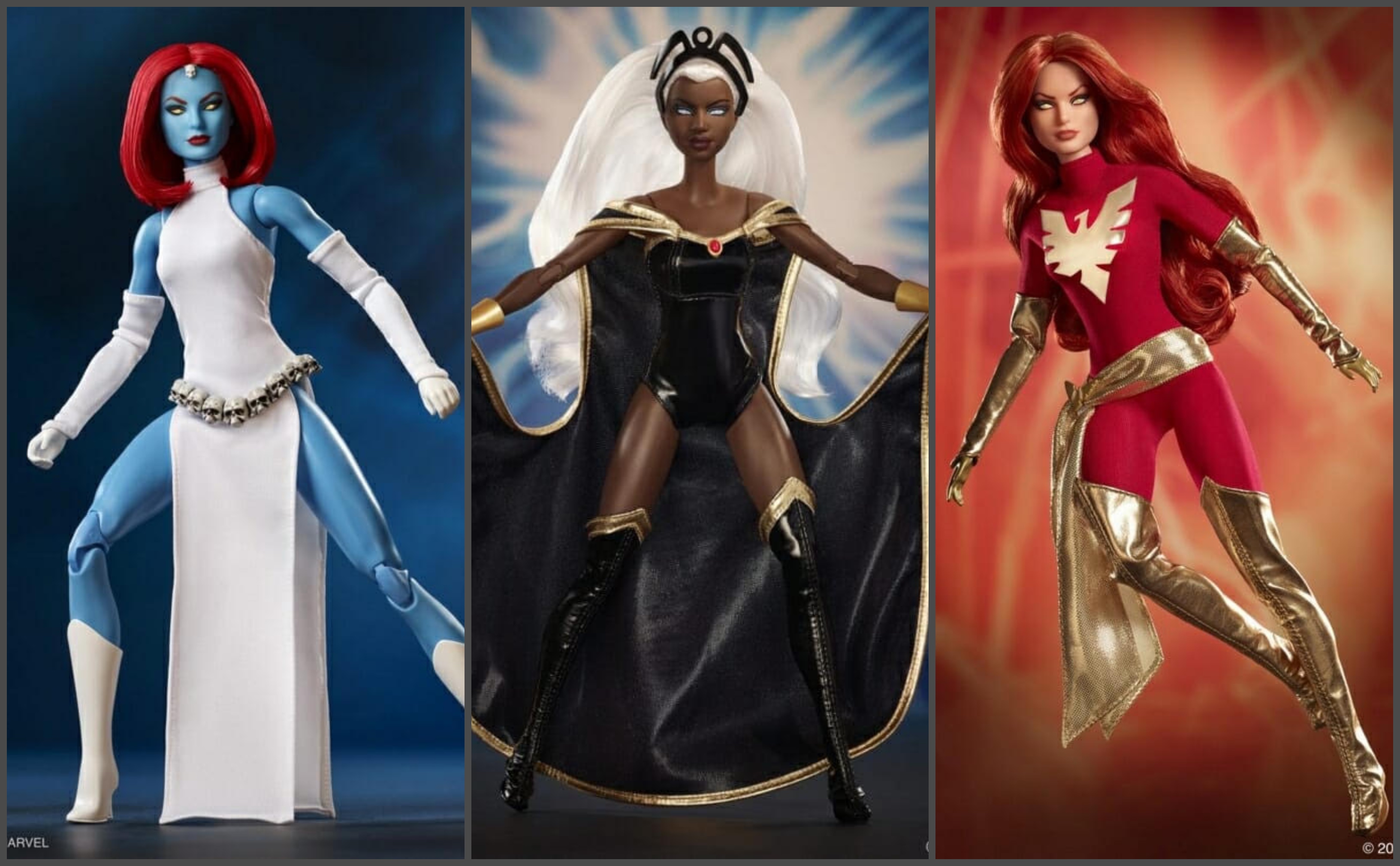 Marvel and Mattel Present X-Men Comics Barbie Dolls