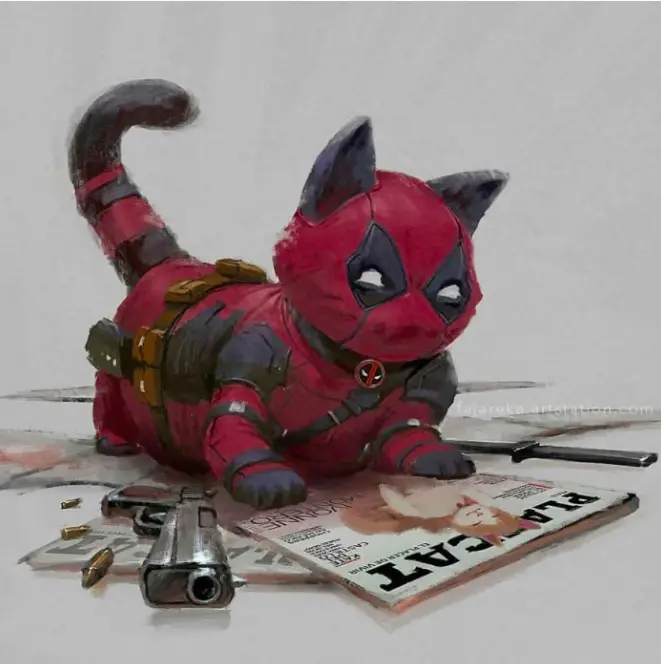 Artist Reimagines Marvel Superheroes as Cats!