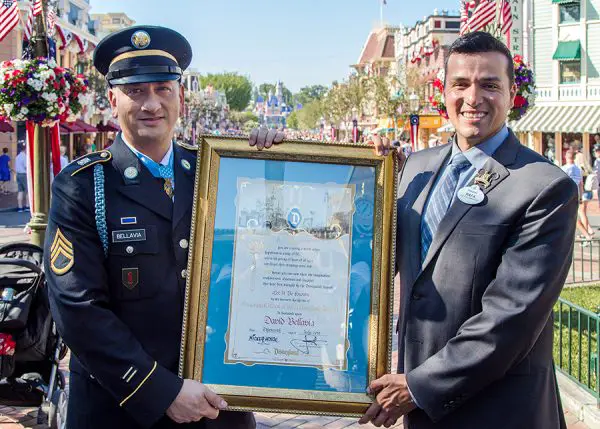 David Bellavia Medal of Honor Recipient Receives Honors at Disneyland