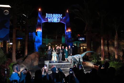 Universal Studios Hollywood Marks the Grand Opening of “Jurassic World—The Ride” with a Star-Studded Celebration
