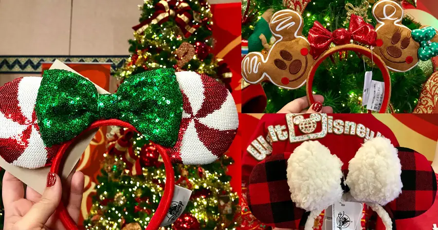 Check Out This Year’s Holiday Minnie Ears And Mickey Ears!