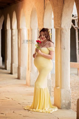 Photography Couple Coordinated Disney Princess Inspired Maternity Shoot