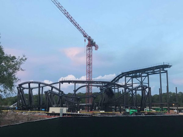CONSTRUCTION UPDATE: TRON Coaster in Magic Kingdom