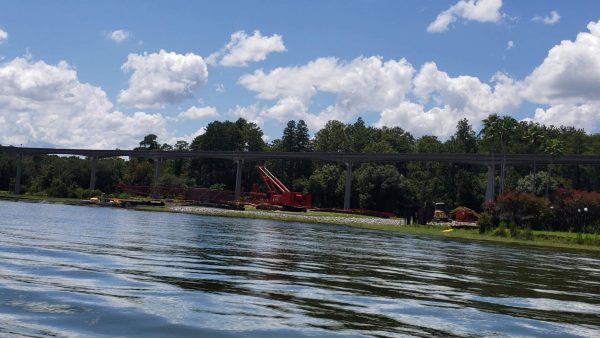 The Walkway Between the Magic Kingdom and Grand Floridian is Underway