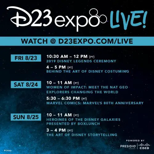 'D23 Expo Live!' Will Allow Disney Fans to Live Stream the D23 Expo