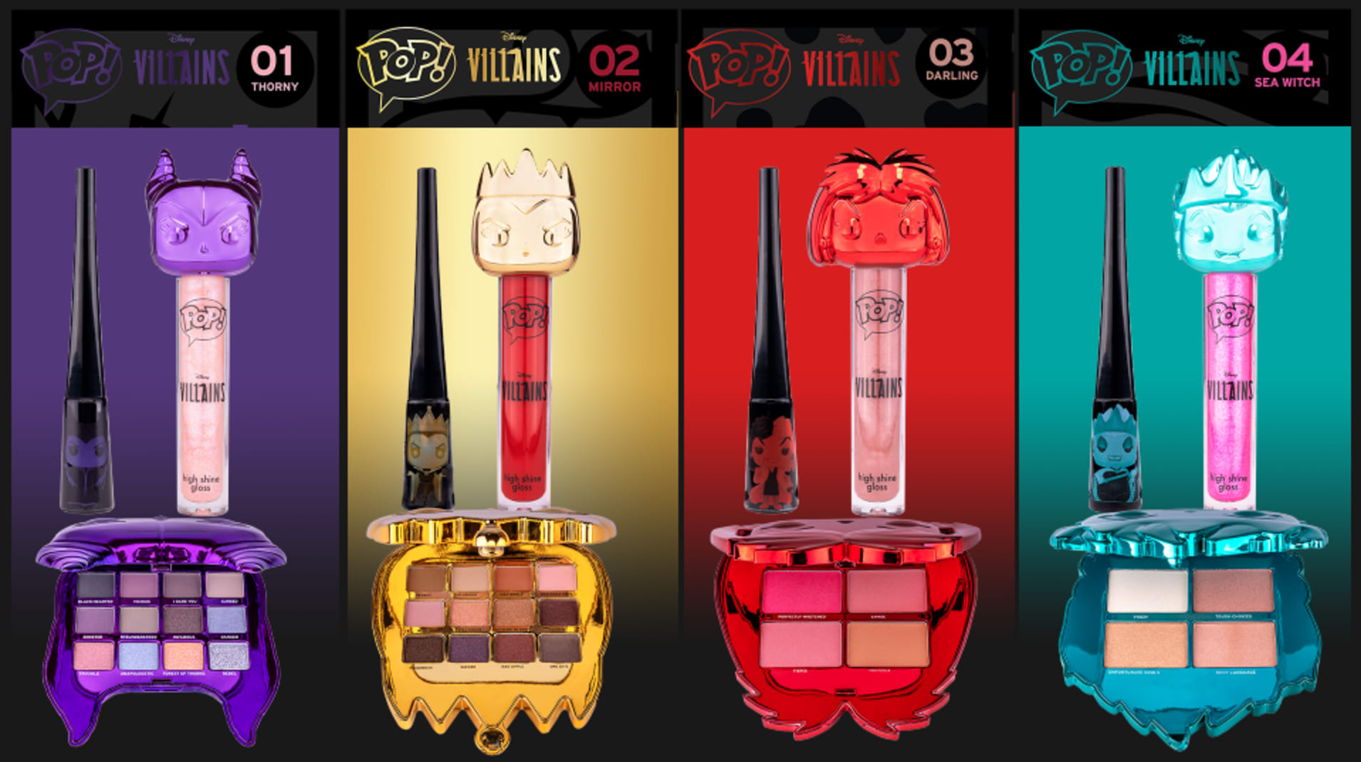Wicked Cute Disney Villains Makeup Collection Coming Soon From Funko