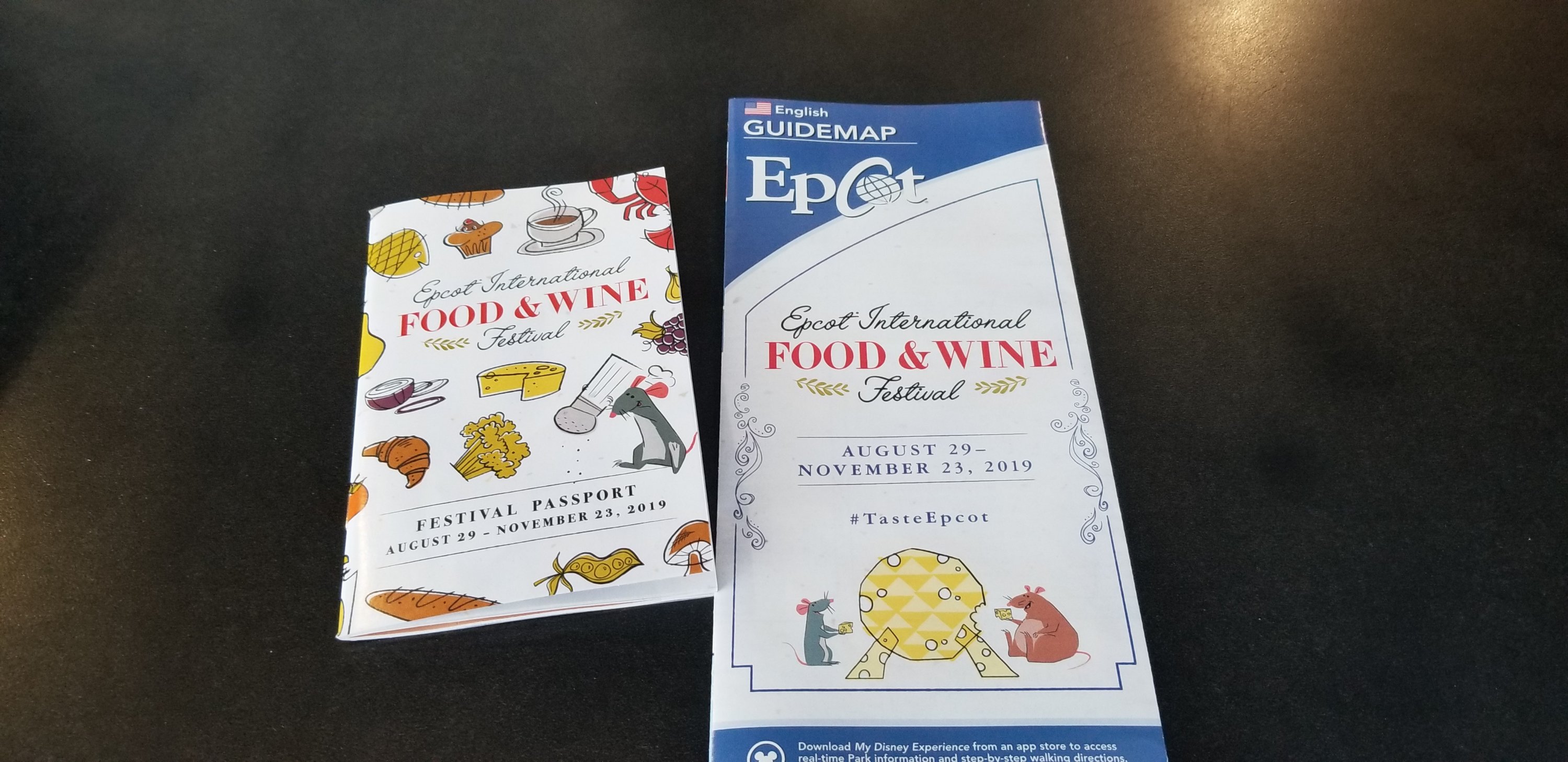 Epcot Food & Wine Festival Map and Passport for 2019