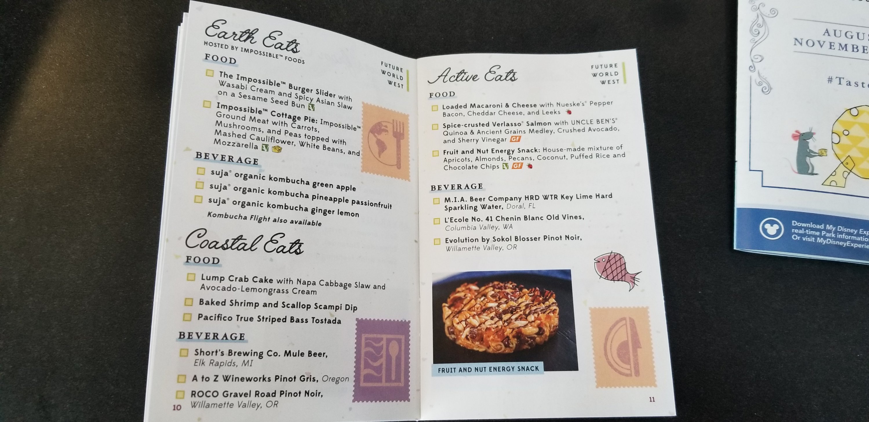 Epcot Food & Wine Festival Map and Passport for 2019
