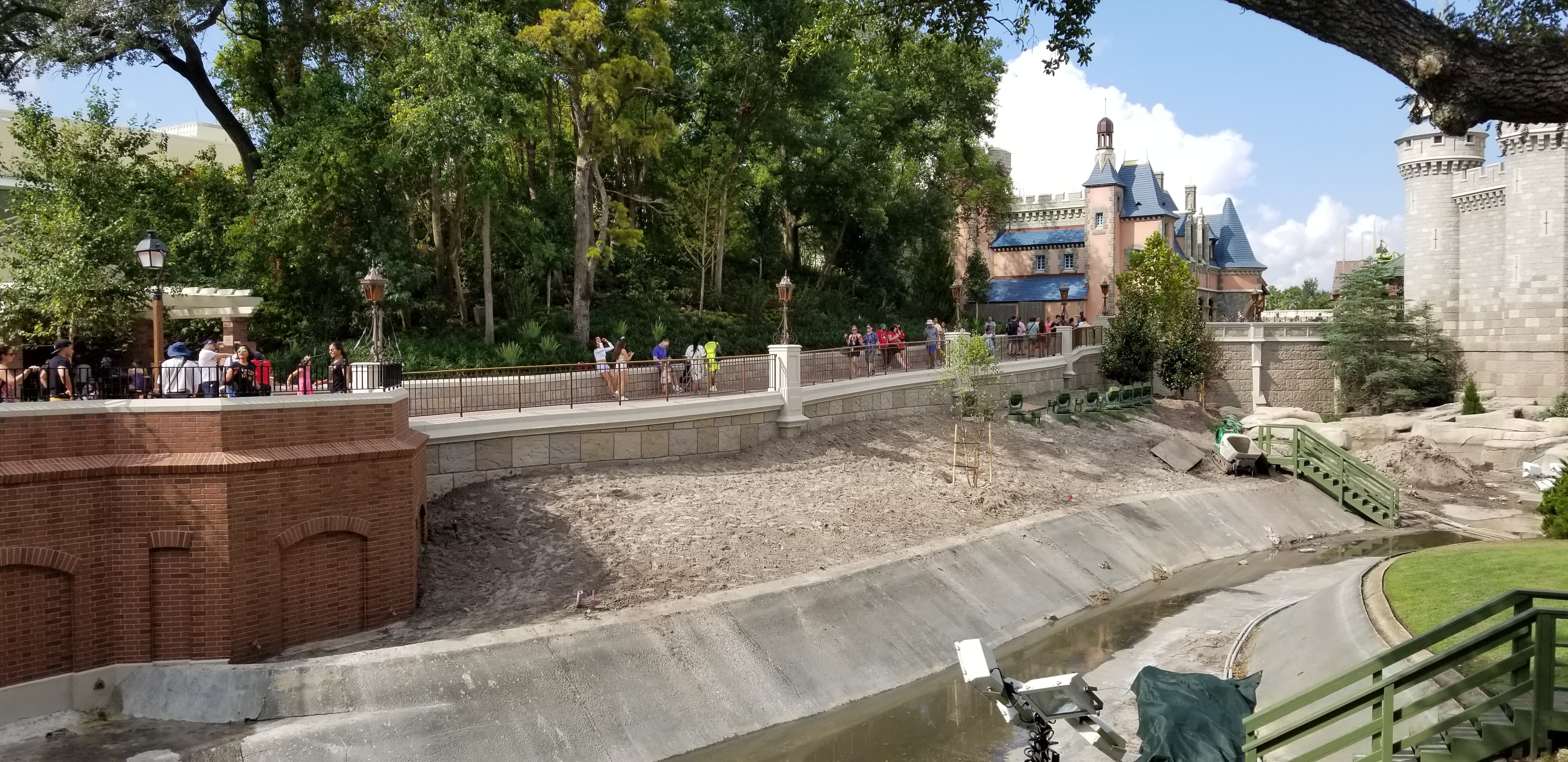 Walt Disney World Magic Kingdom Pathway Expansion Construction | Chip ...