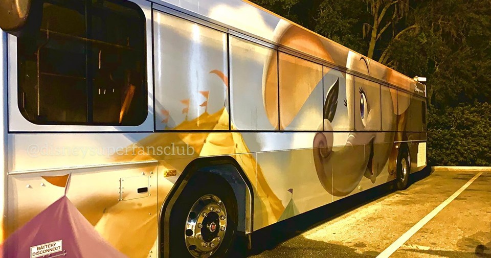 New Disney Character Buses Spotted, Dumbo And Guardians Of The Galaxy!
