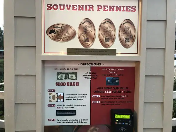 Disney Changes Pressed Penny Machines at Disney World