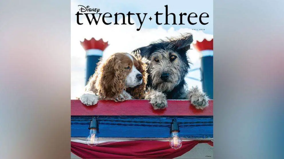 ‘Lady and the Tramp’ Are Dog-Gone Adorable on the Fall Cover for D23