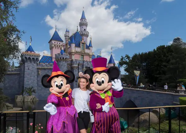 Lea Michele Celebrates Halloween Time at Disneyland Resort