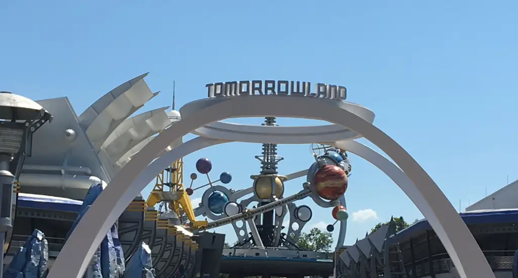 New Tomorrowland Sign Installed in the Magic Kingdom